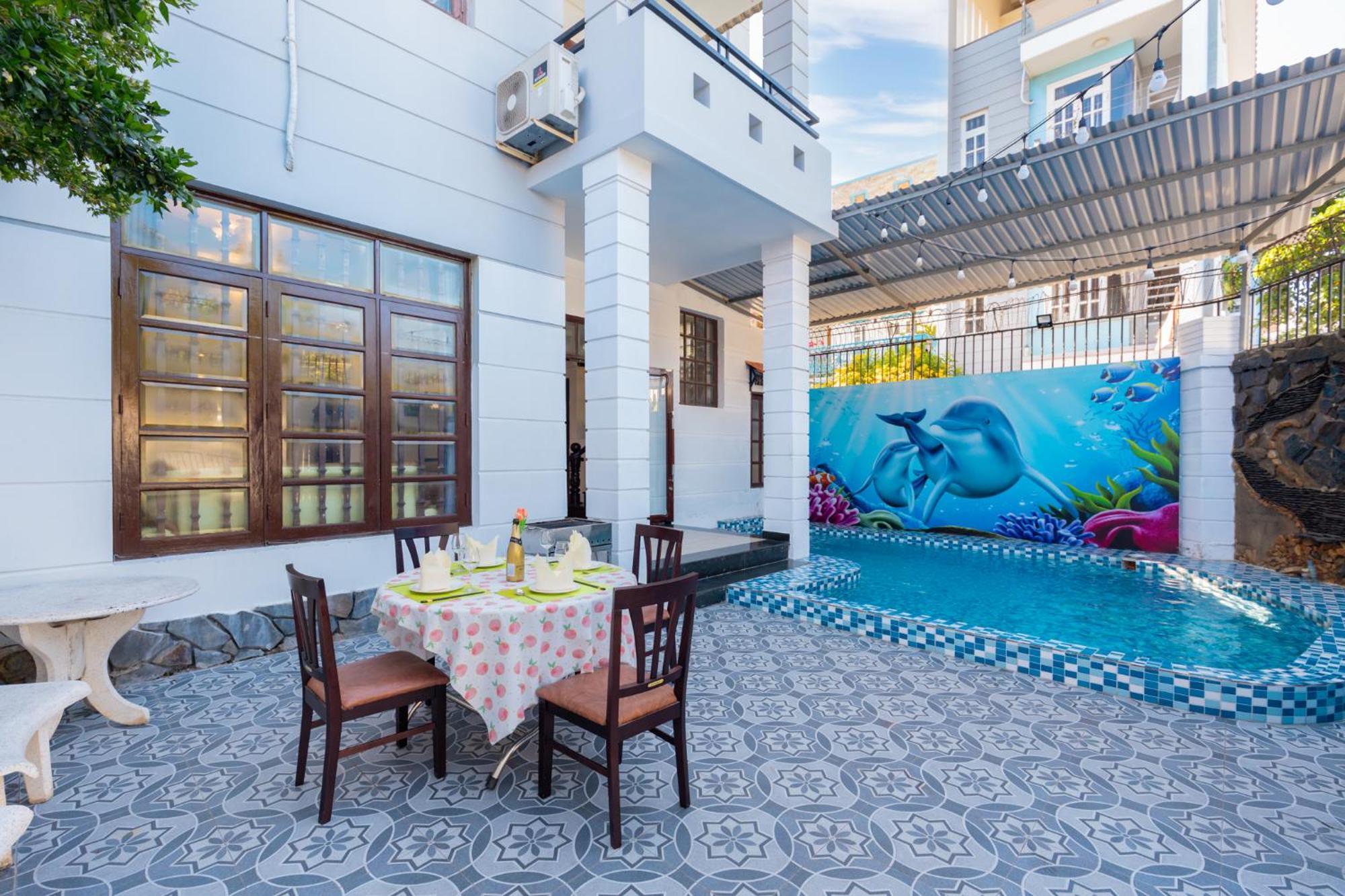Villa Ho Boi 47 - Gan Bien Bai Sau - Phong Khach Co May Lanh Vung Tau Exterior foto